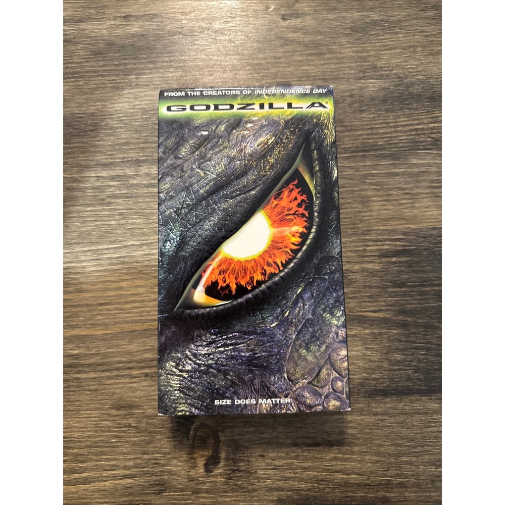 TriStar Pictures Godzilla VHS 1998 Good Sci-Fi Action Movie 139 Min Tape